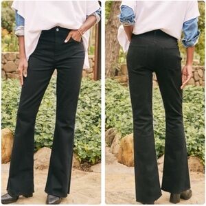 New! Frank & Eileen Flannigan Flare Jean in Black Size 28 $328